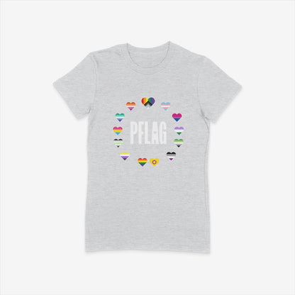 Circle of Pride - Fitted-Cut Crewneck Short Sleeve T-Shirt