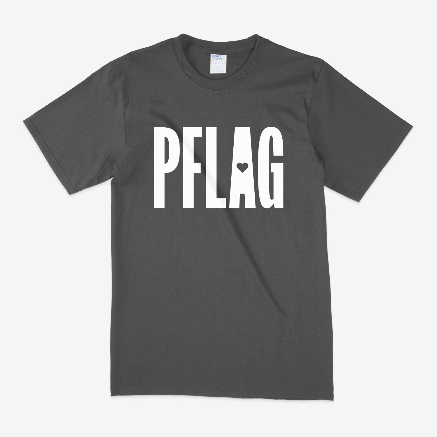 PFLAG Logo - Wide-Cut Crewneck Short Sleeve T-Shirt