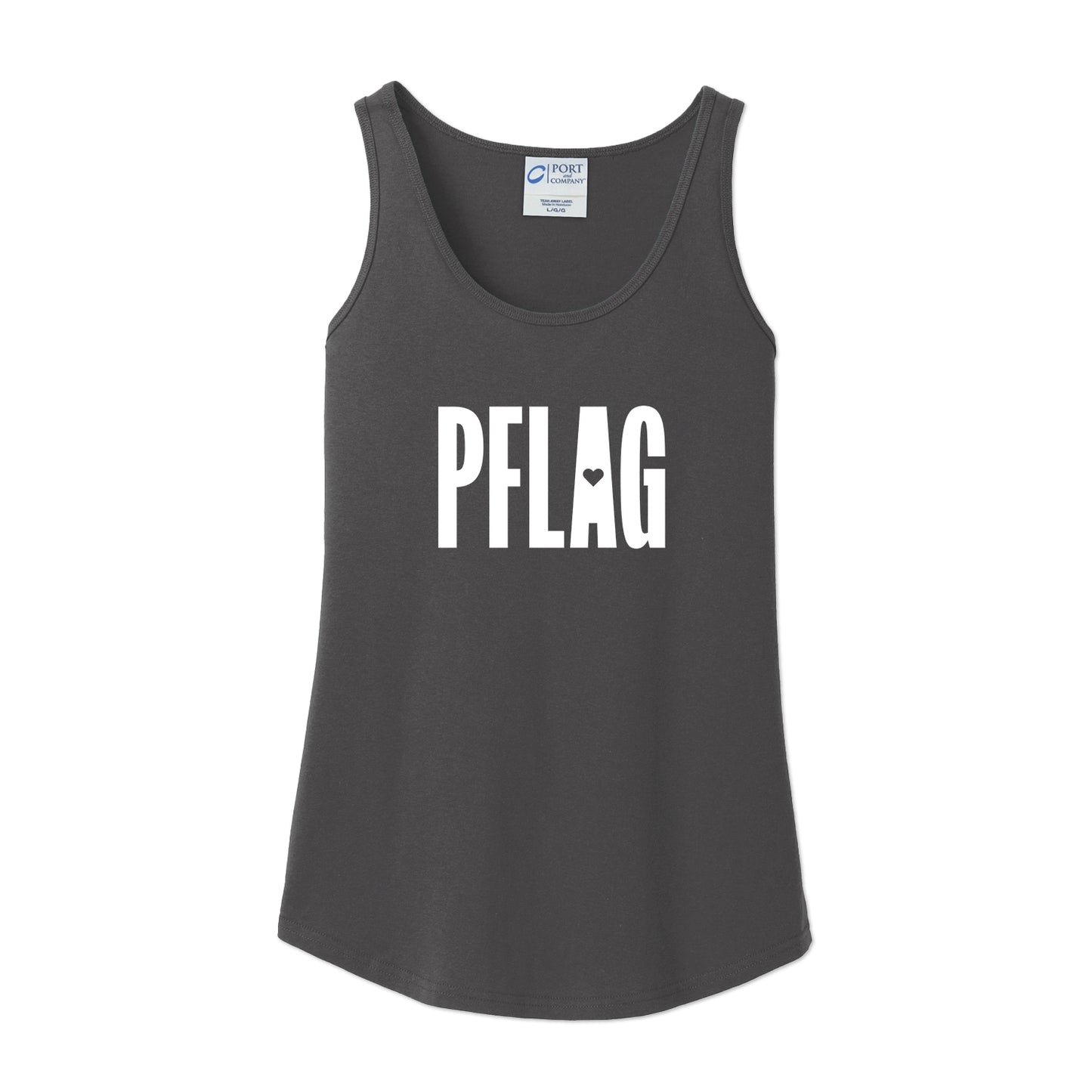 PFLAG Logo - Fitted-Cut Tank Top