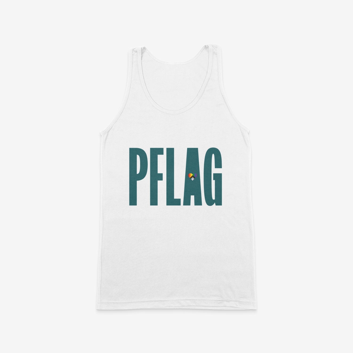 PFLAG Logo - Progress Heart - Wide-Cut Tank Top