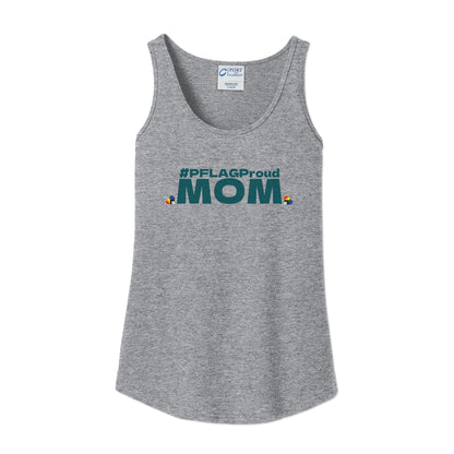 #PFLAGProud Mom - Fitted-Cut Tank Top