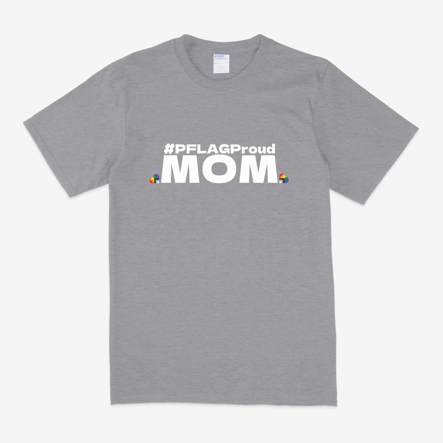 #PFLAGProud Mom - Wide-Cut Crewneck Short Sleeve T-Shirt