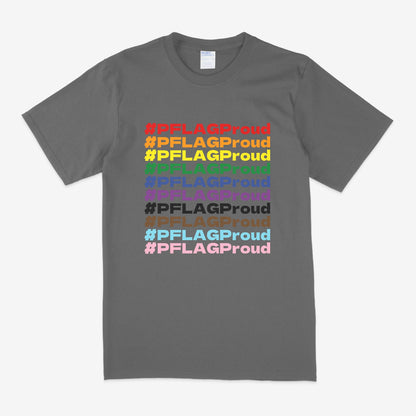 #PFLAGProud Progress - Wide-Cut Crewneck Short Sleeve T-Shirt