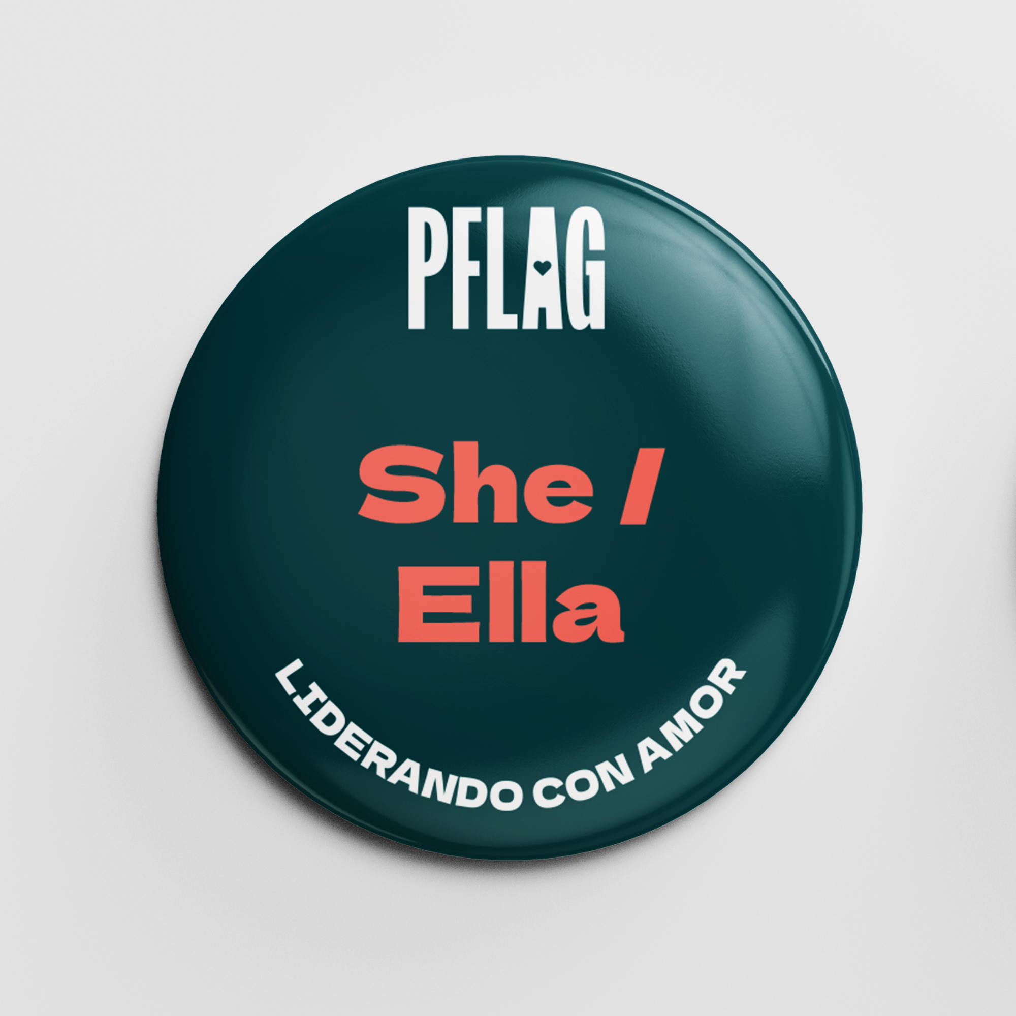 PFLAG Pronoun Buttons (Spanish)