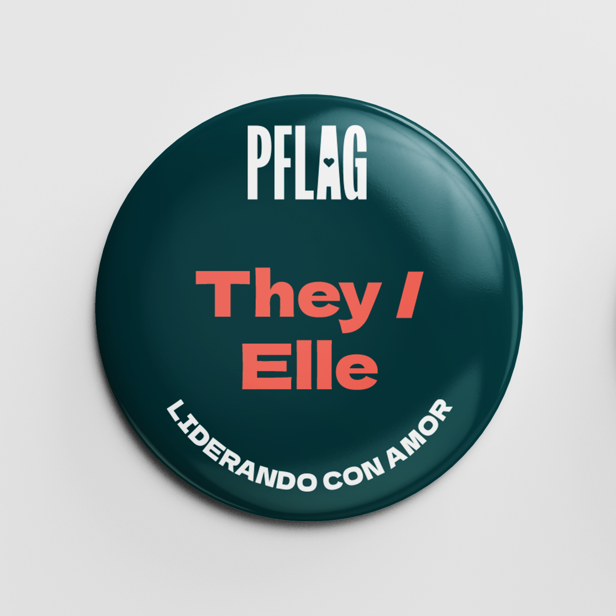 PFLAG Pronoun Buttons (Spanish)