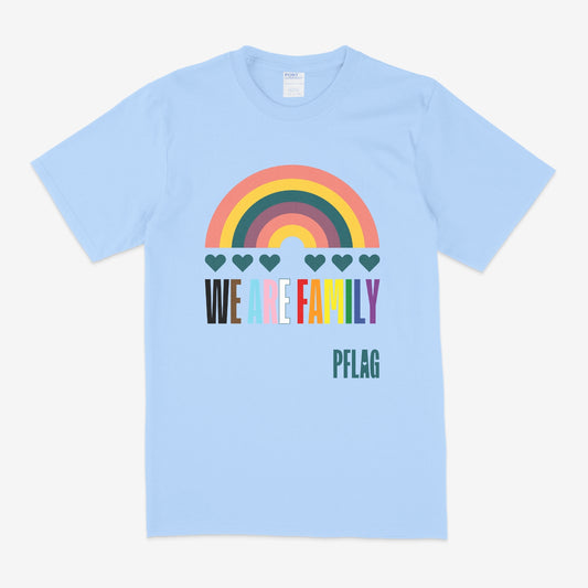 We Are Family - Wide-Cut Crewneck Short Sleeve T-Shirt