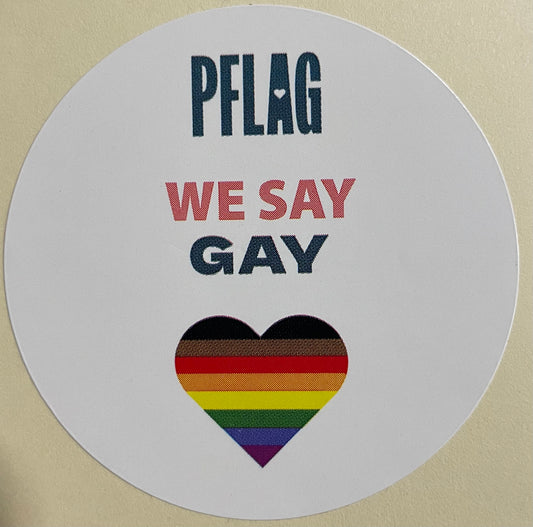 PFLAG We Say Stickers